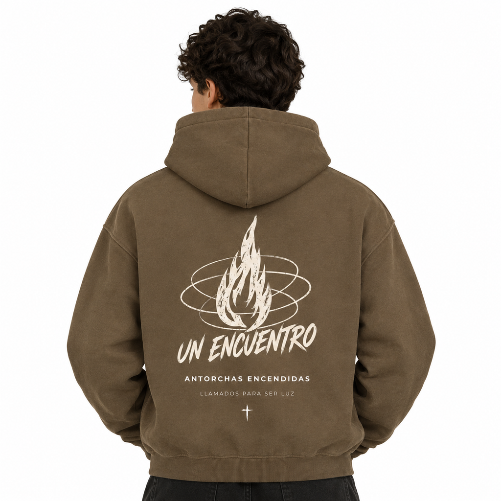 “Llamados” Oversize Fleeced Hoodie