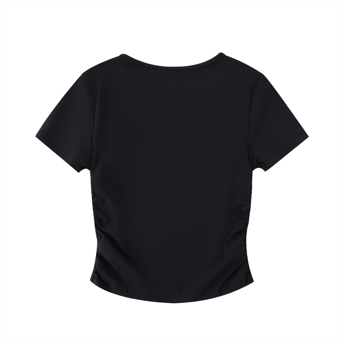 Ruched Bodycon Crop Top