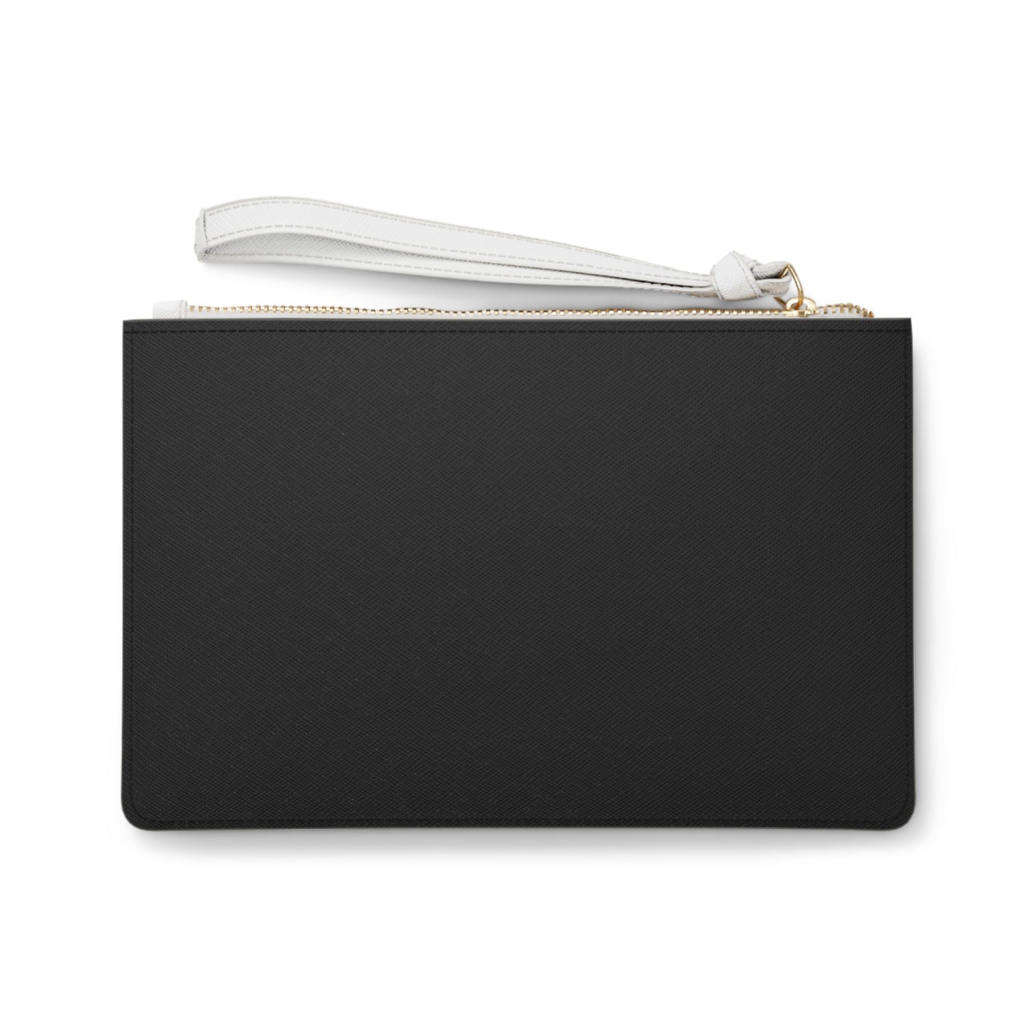 Modevue Minimalist Black Clutch Bag — Sleek Wristlet Purse for Events & Everyday