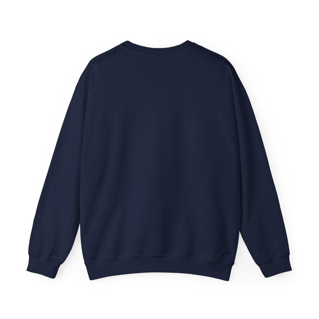 Classic White Crewneck Sweatshirt — Minimal Embroidered Everyday Pullover
