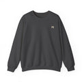 Classic White Crewneck Sweatshirt — Minimal Embroidered Everyday Pullover