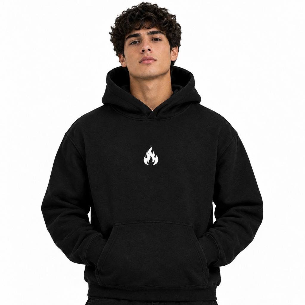 “Fuego” Oversize Fleeced Hoodie