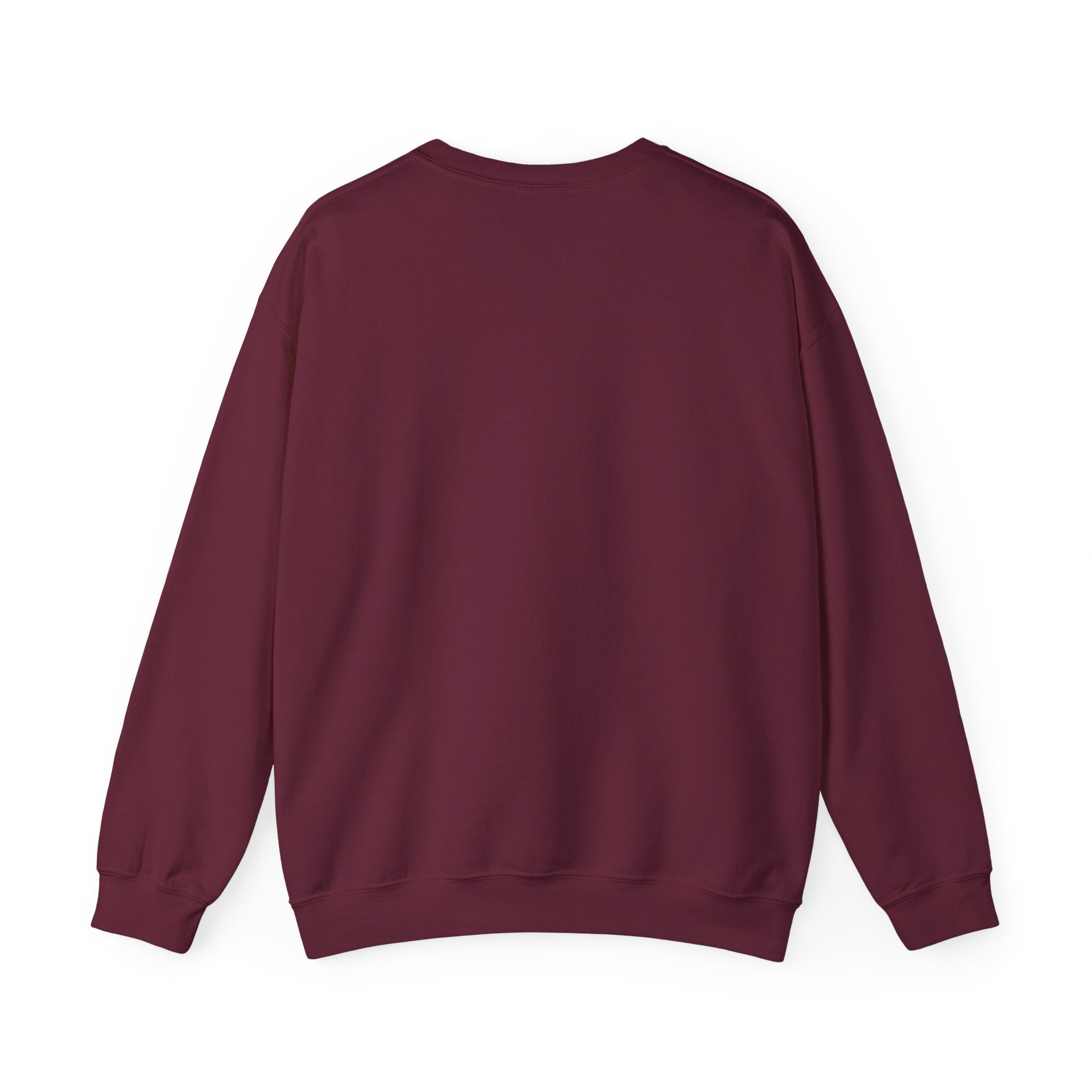 Classic White Crewneck Sweatshirt — Minimal Embroidered Everyday Pullover