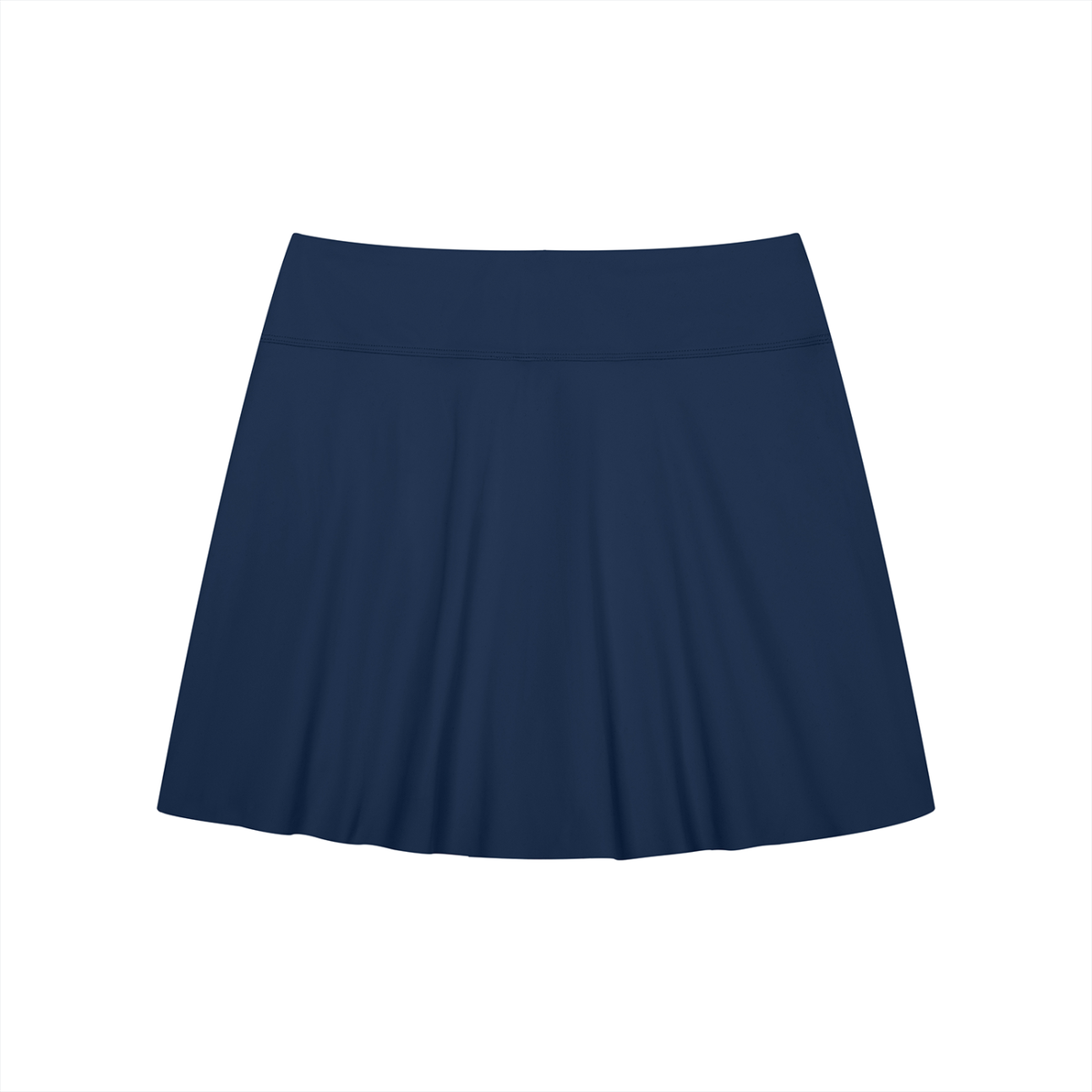 Modevue Women's A-Line Contrast Panel Slit Skirt