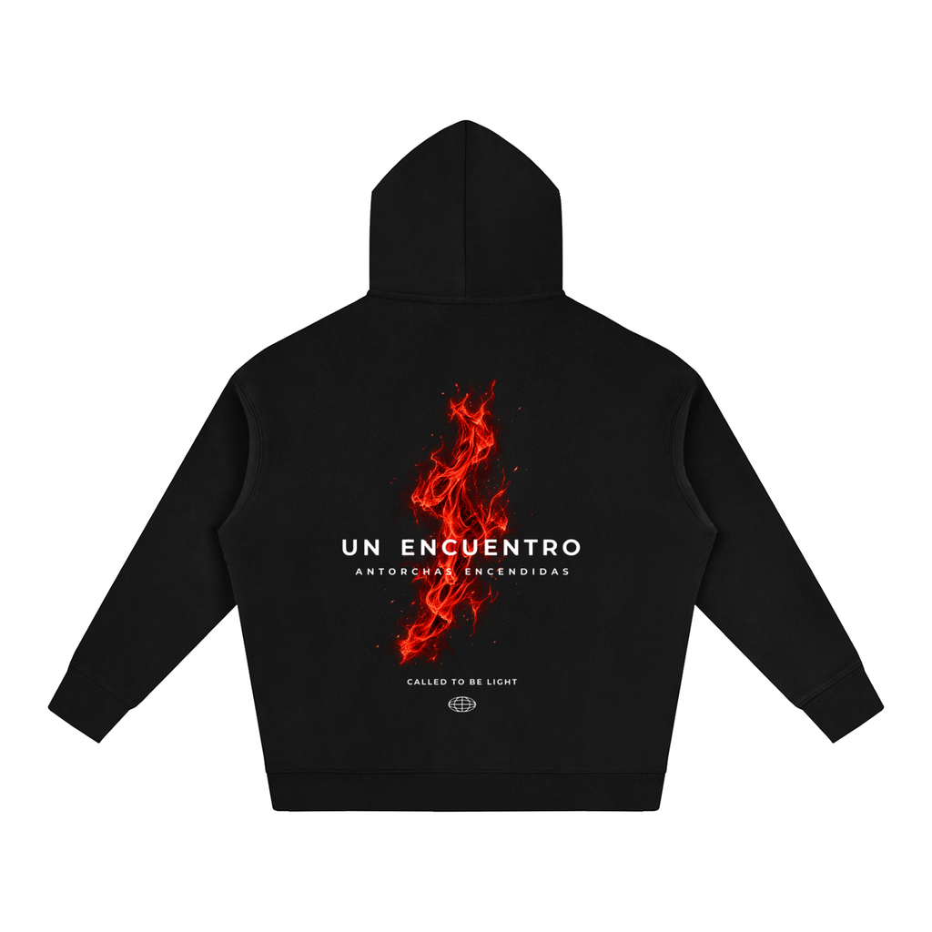 “Fuego” Oversize Fleeced Hoodie