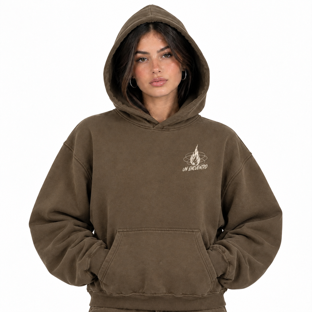 “Llamados” Oversize Fleeced Hoodie
