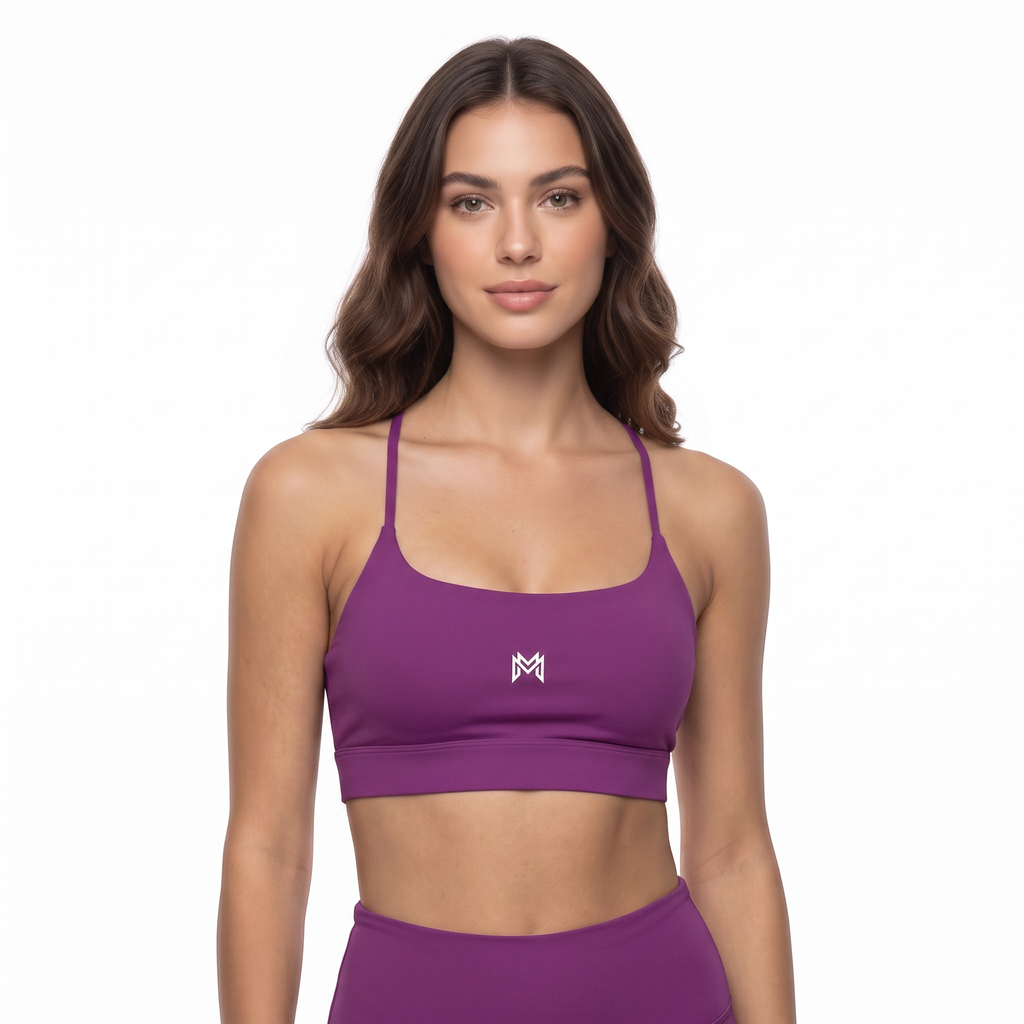 Strappy Criss Cross Yoga Sports Bra