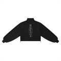 Modevue Women’s Mock-Neck Quarter-Zip Sweatshirt