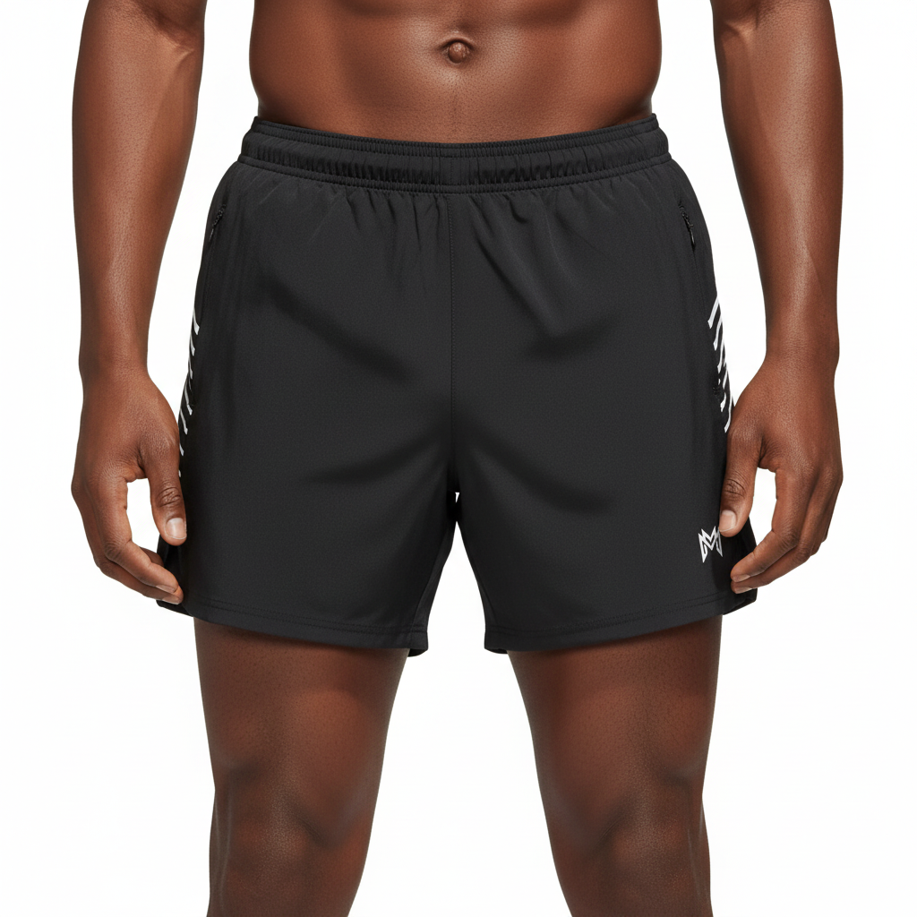 Modevue Men's Side-Stripe Performance Shorts