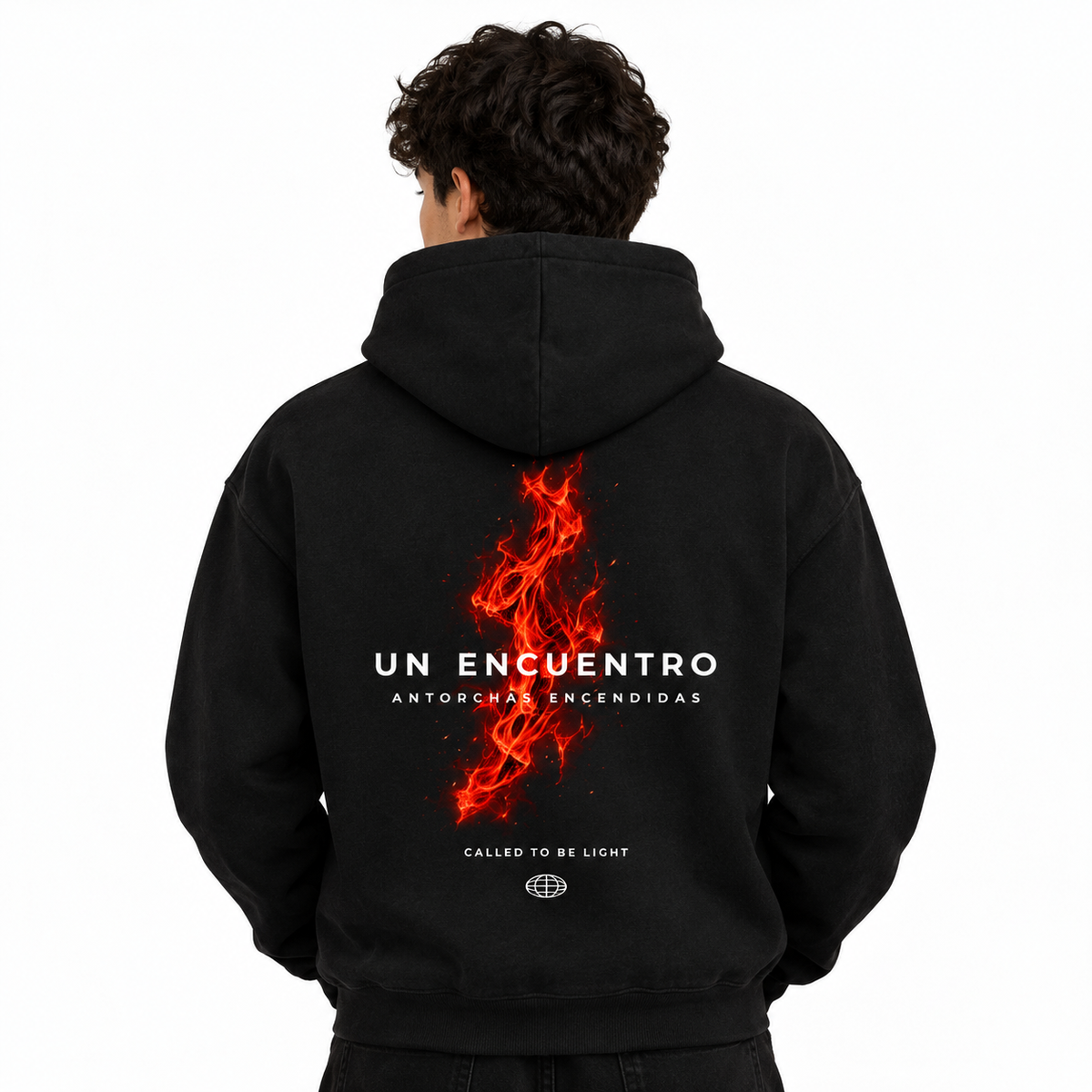 “Fuego” Oversize Fleeced Hoodie
