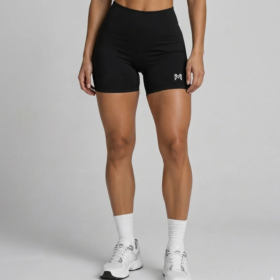 High-Waisted Blend Biker Shorts