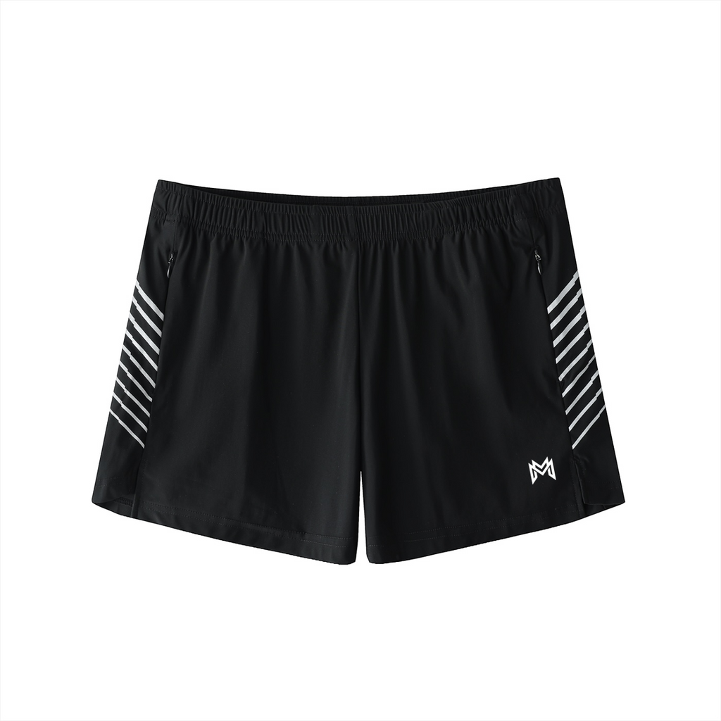Modevue Men's Side-Stripe Performance Shorts