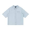 Modevue Men’s Vintage Wash Drop Shoulder Lyocell Shirt