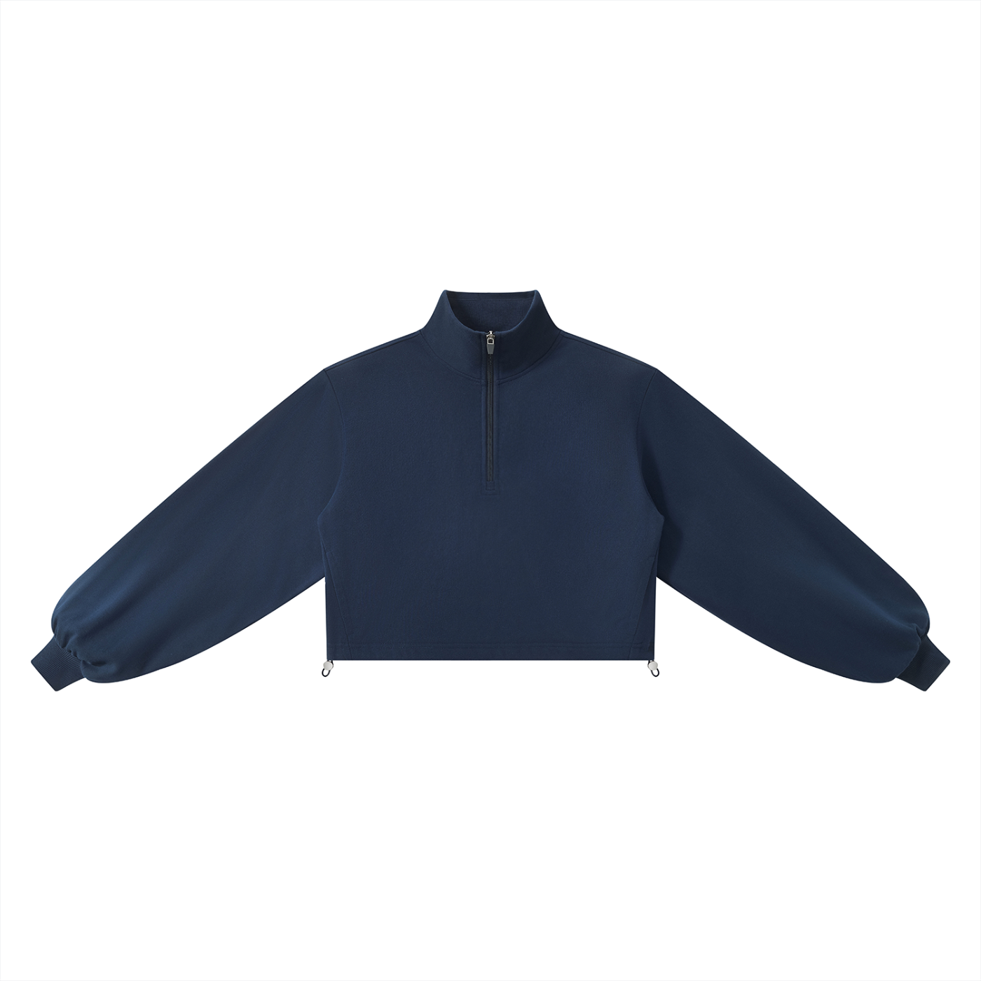Modevue Women’s Mock-Neck Quarter-Zip Sweatshirt