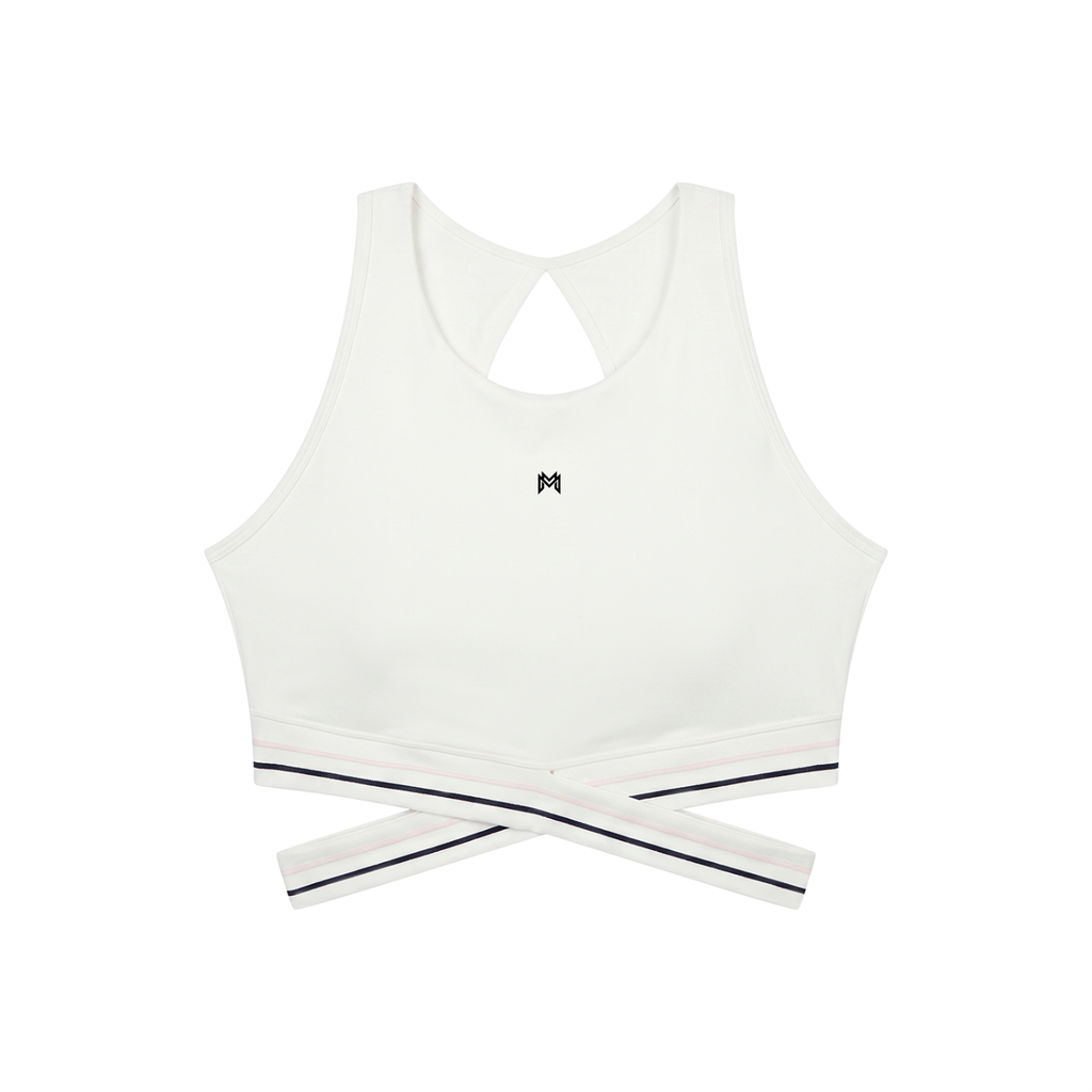 Modevue Women’s Criss-Cross Band Sports Bra
