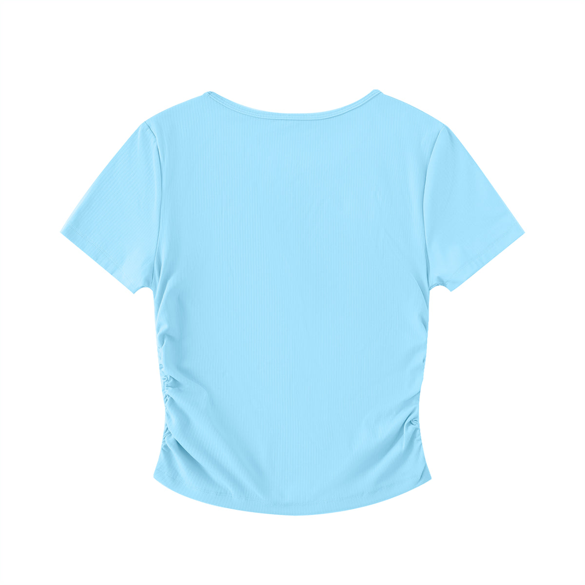 Ruched Bodycon Crop Top