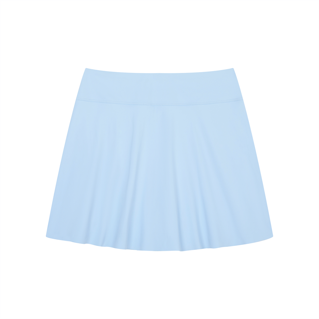 Modevue Women's A-Line Contrast Panel Slit Skirt